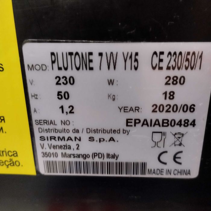 Миксер планетарный, тестомес профессиональный Sirman 7л