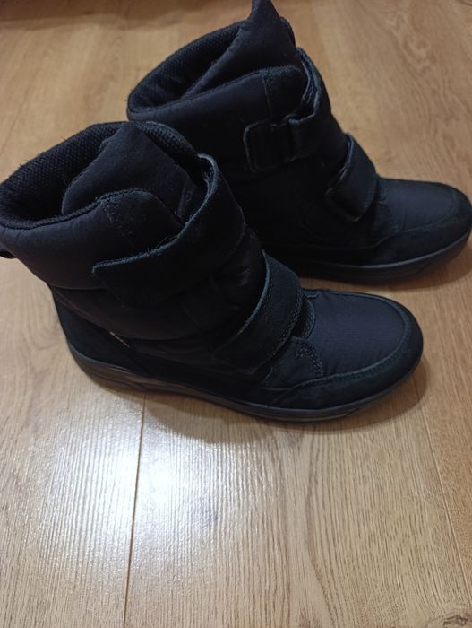 Зимові чобітки Ecco 36 р 23 см зимние ботинки сапоги сапожки экко