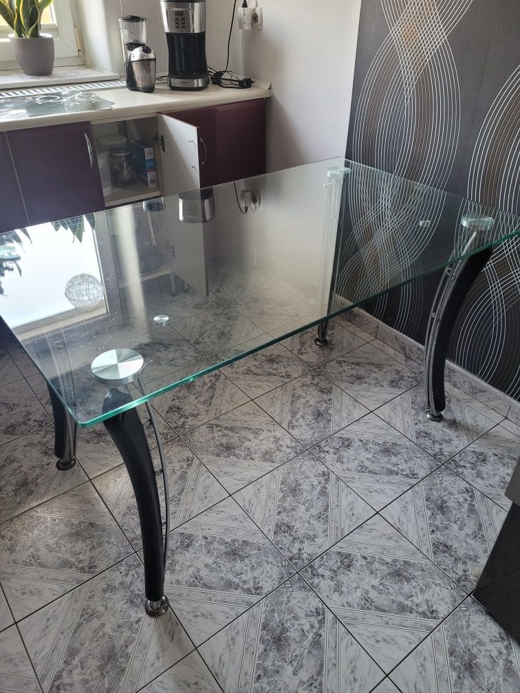 Stół szklany używany