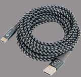 Kabel Sologic USB - USB typ C 3 m turkusowy