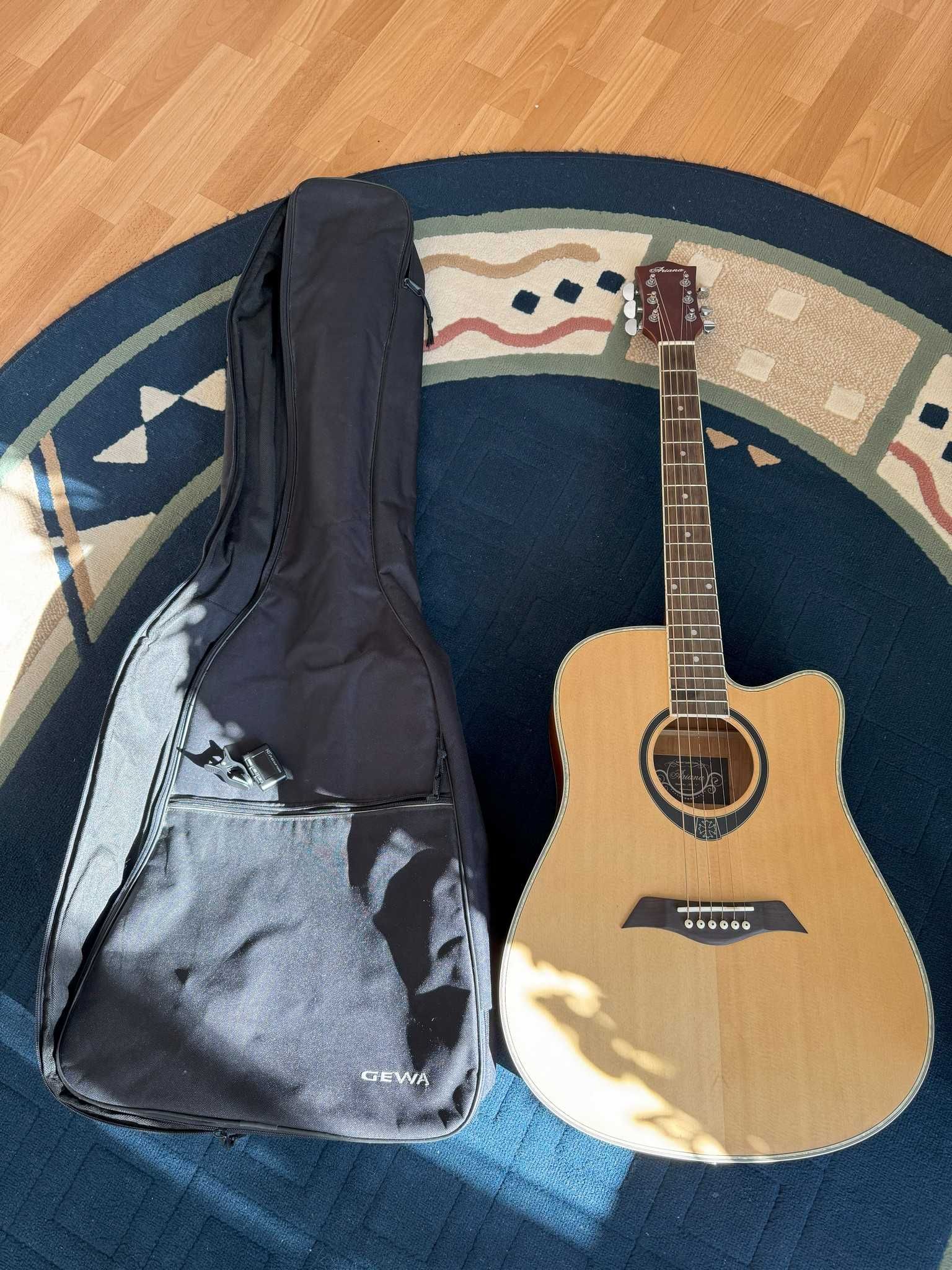 Gitara akustyczna Ariana L806 + pokrowiec | Stan idealny