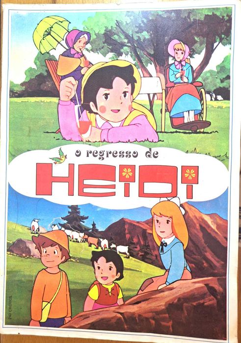 Caderneta com 240 cromos  O Regresso de Heidi, completa
