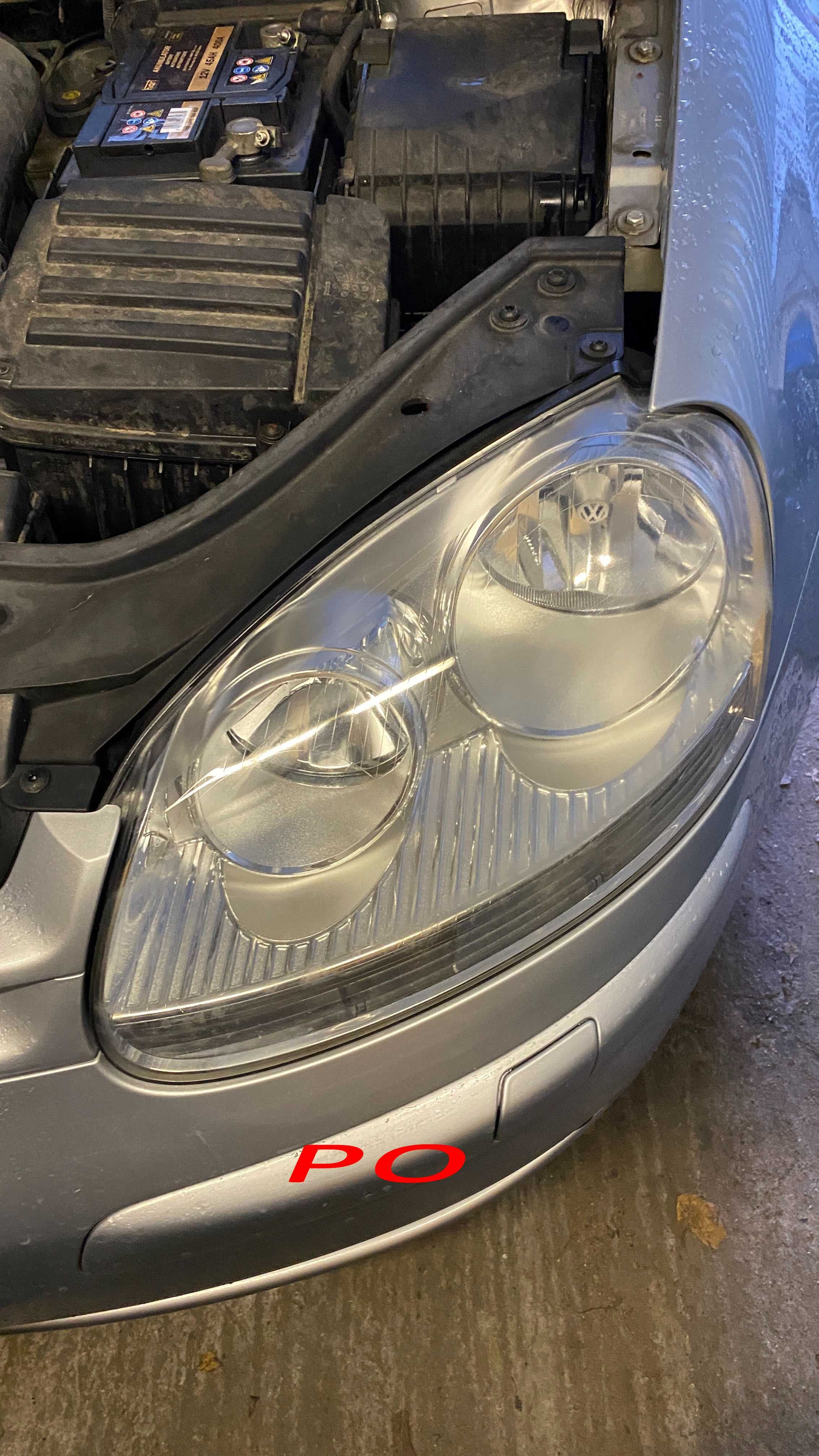 Polerowanie , czyszczenie lamp / reflektorów samochodowych