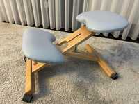 Klękosiad krzesło ergonomiczne rehabilitacyjne klęcznik drewno