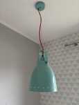 Lampa wisząca w kolorze miętowym / żyrandol w stylu skandynawskim