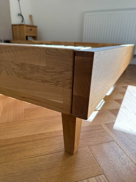 Łóźko dębowe Berke 140x200