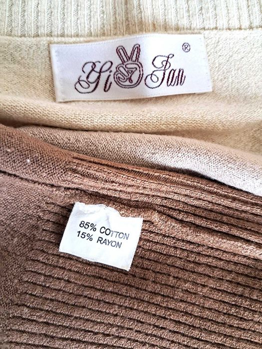 Sweterek bluzka vintage retro r. S/M 36/38 bawełna cotton dobry skład