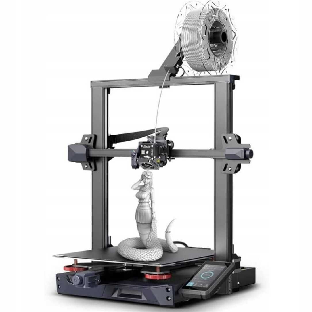 Drukarka 3D Ender S1 Plus 300mm + KLIPPER + WIFI - BENCHY w 18 minut
