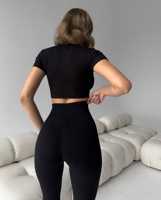 ‼️Лосіни в рубчик безшовні ‼️