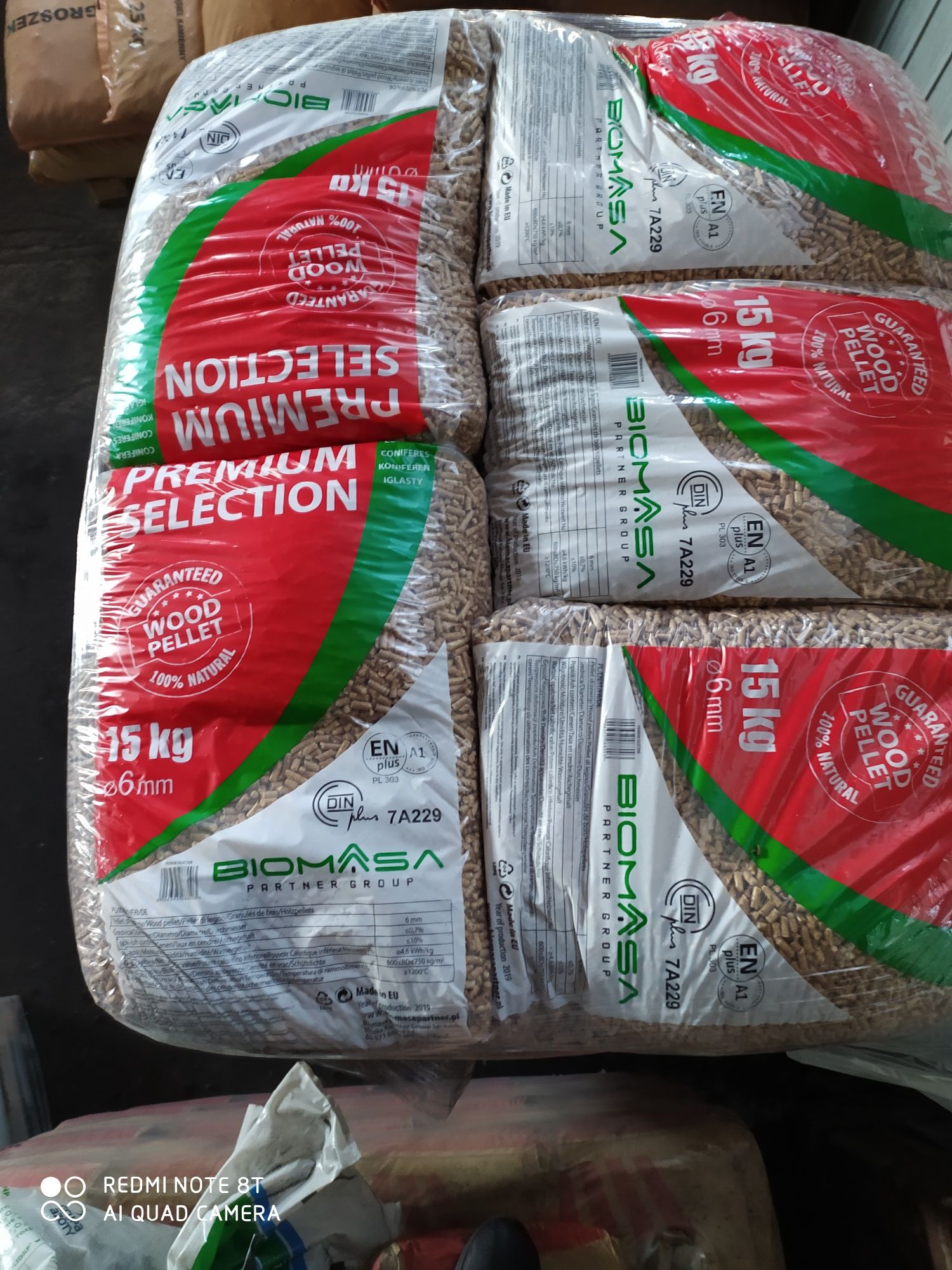 Pellet Premium Pelet certyfikat A1+Din plus rozładunek HDS 1280 pln