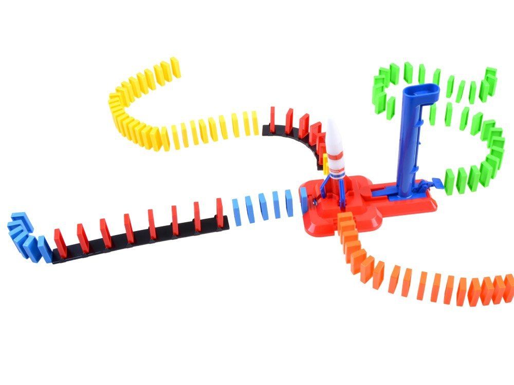 Kosmiczne Domino rakieta edukacyjna zabawka ZA3494