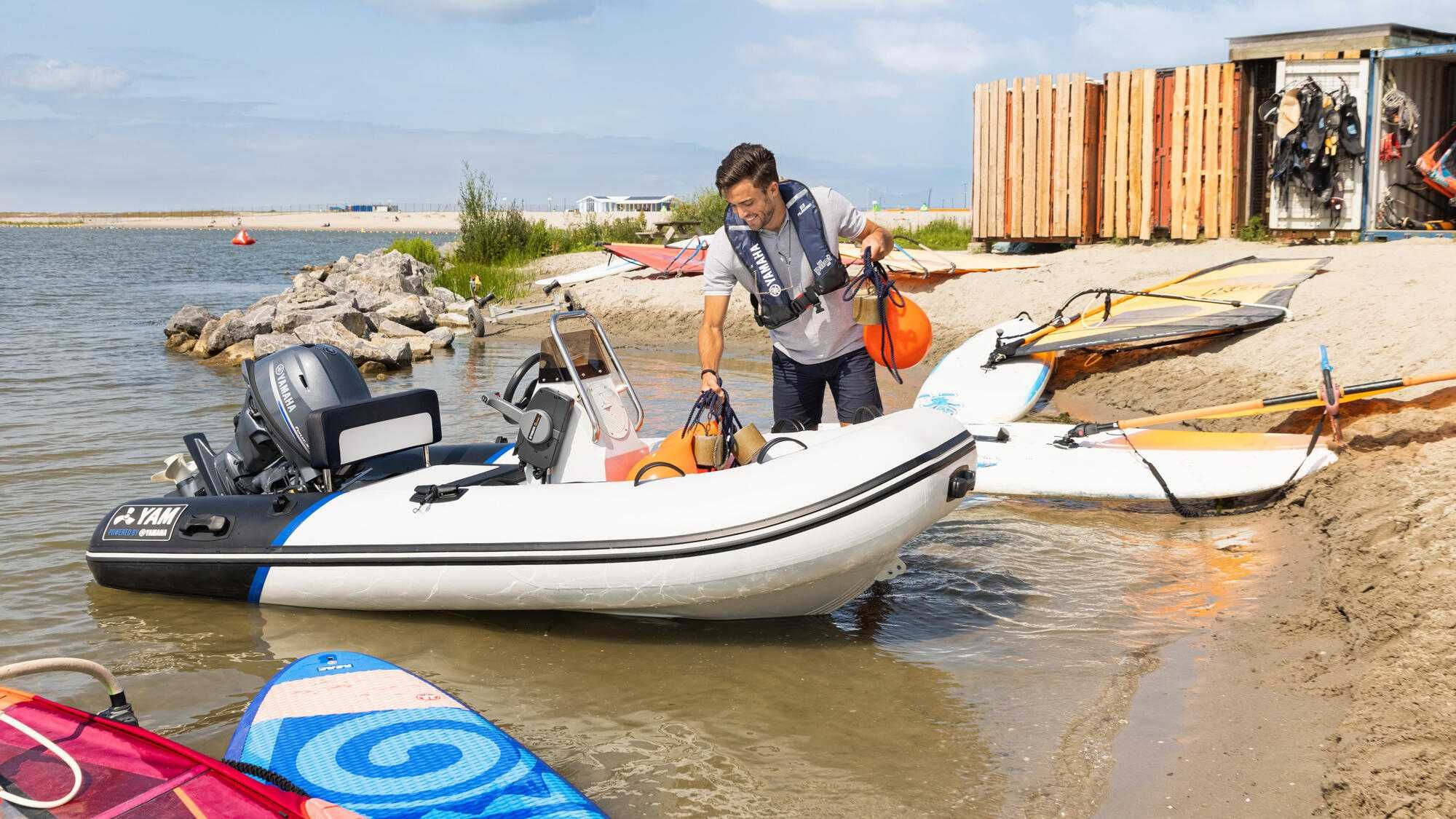 Ponton \ RIB Yamaha YAM 310TAF alu podłoga Dostępny na zamówienie !
