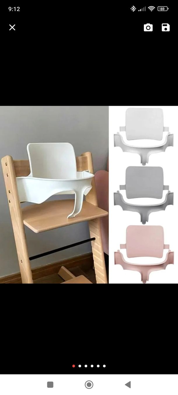 Zestaw do krzesełka stokke baby set