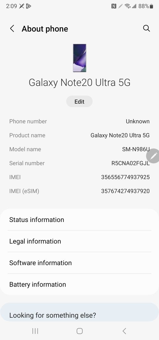 Під ремонт / Samsung Galaxy Note 20 Ultra 5G SM-N986U/ Тестований /
