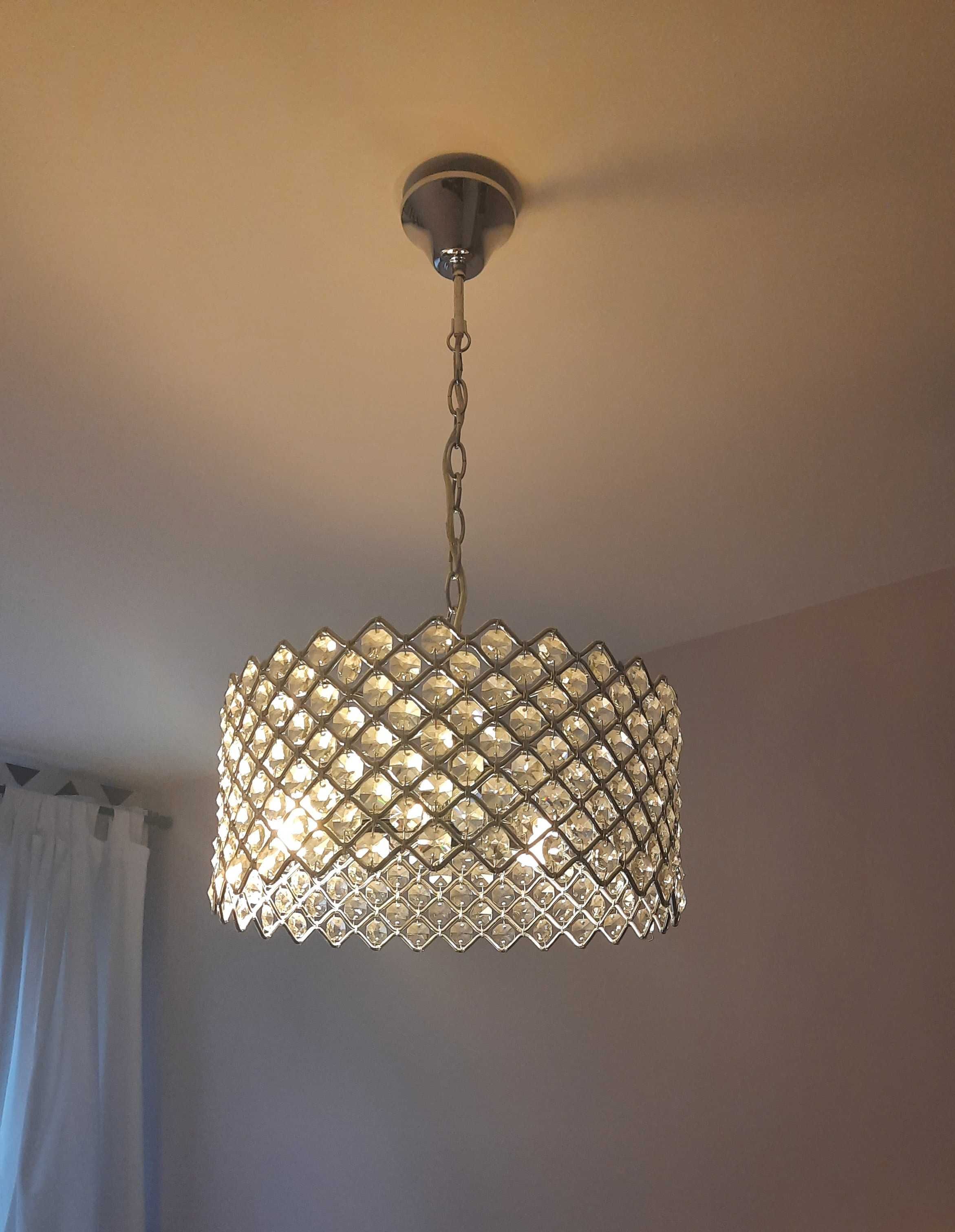 Kryształowa lampa Markslojd Lindo  lampa wisząca,  żyrandol duża 3