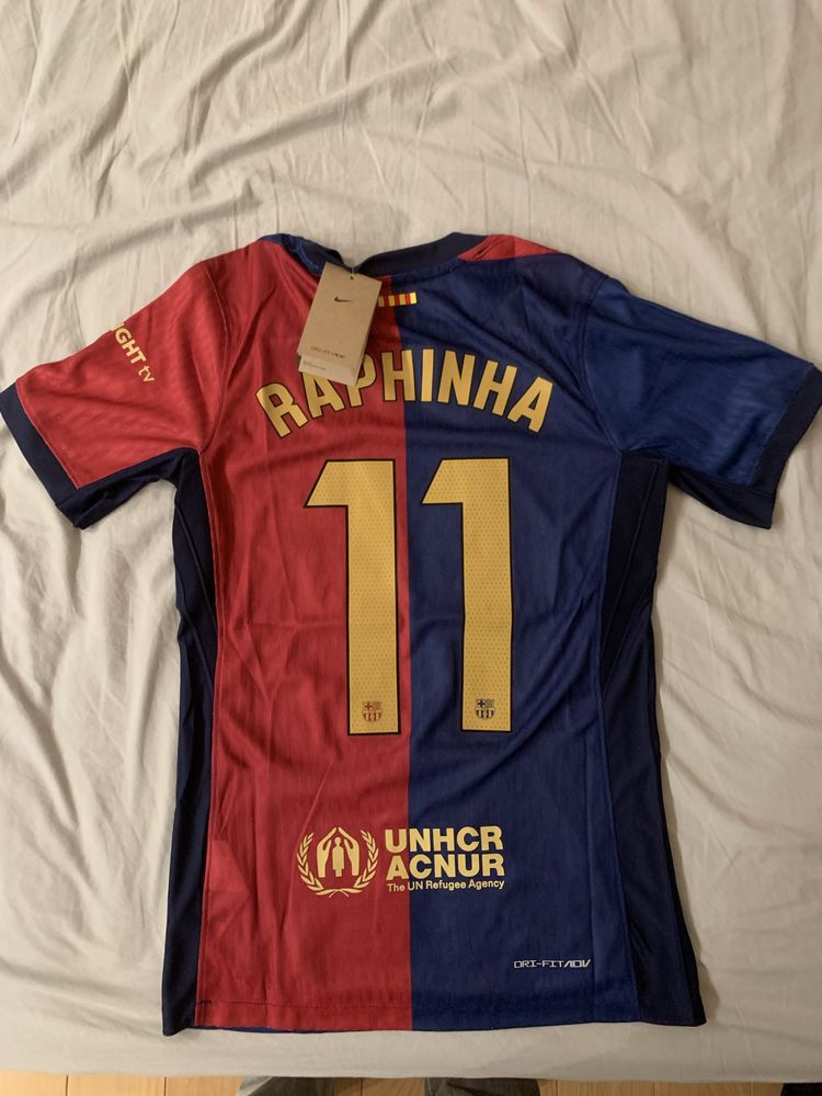 Oryginalna koszulka FC Barcelony Raphinhi z sezonu 24/25