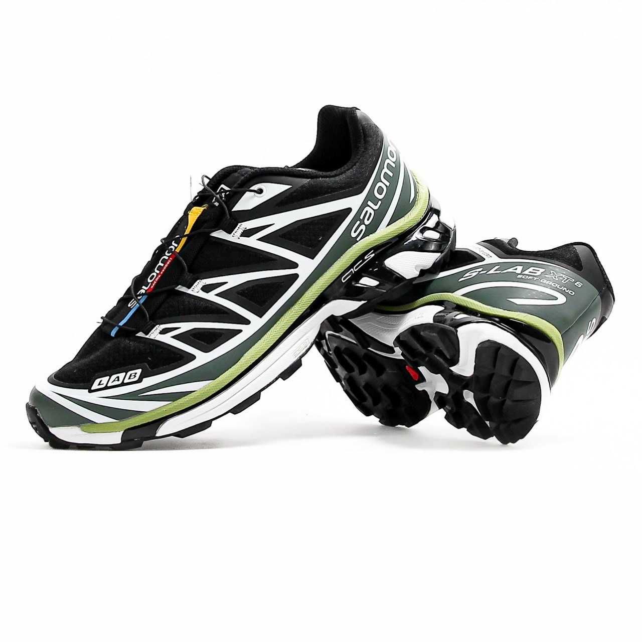 Кросівки SALOMON XT-6 Black Green Lime