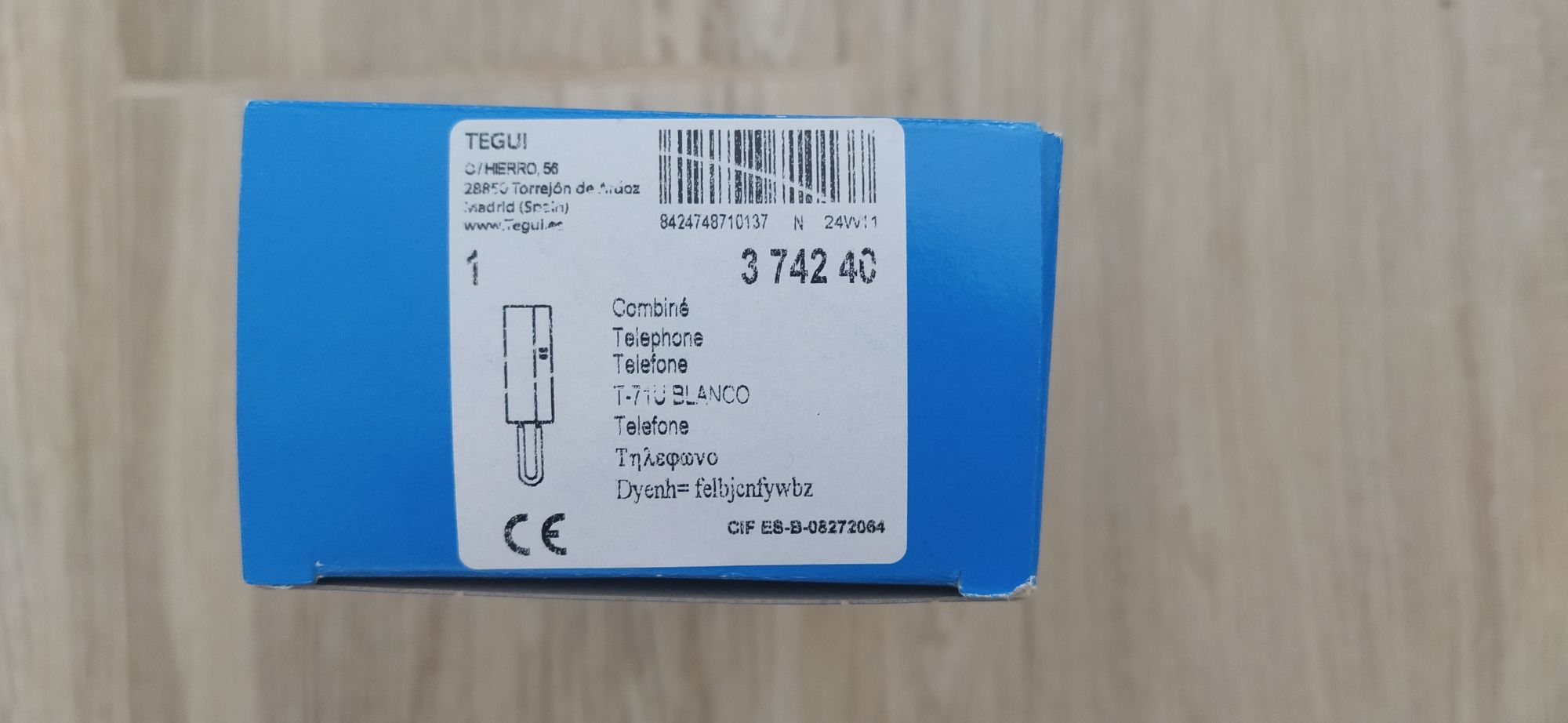 Intercomunicador TEGUI para campainha