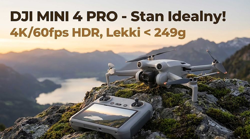 DJI Mini 4 Pro Fly More Combo RC 2  DJI Care Stan Idealny