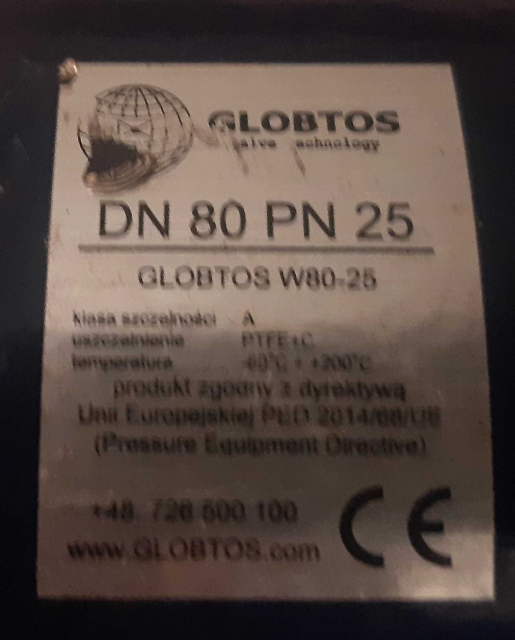 Zawór kulowy DN80, PN25 do wspawania GLOBTOS