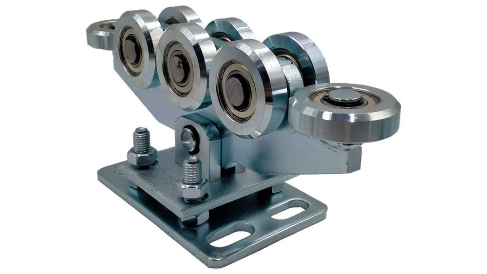 wózek jezdny wózki rolki do bramy przesuwnej 8 rolek do szyny 80