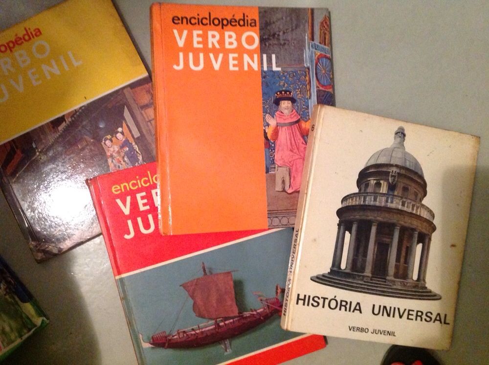 Enciclopédia Verbo Juvenil,8 livros ,vários temas