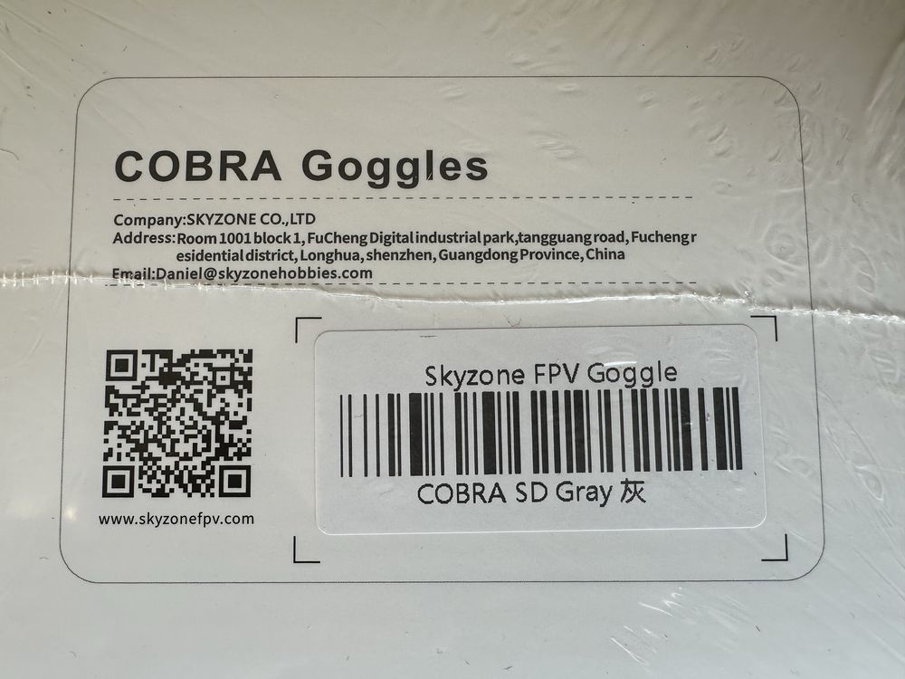 Очки (шлем) Skyzone Cobra SD для управления fpv дроном, квадрокоптером