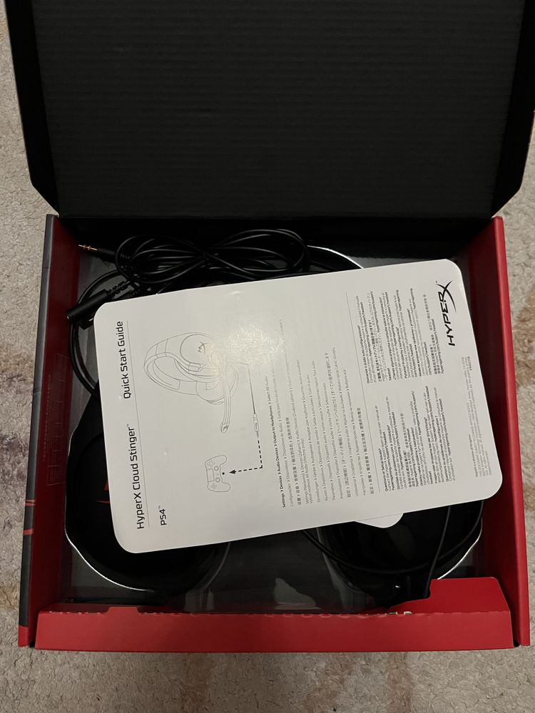 Hyperx Cloud Stinger Czarno-Czerwony