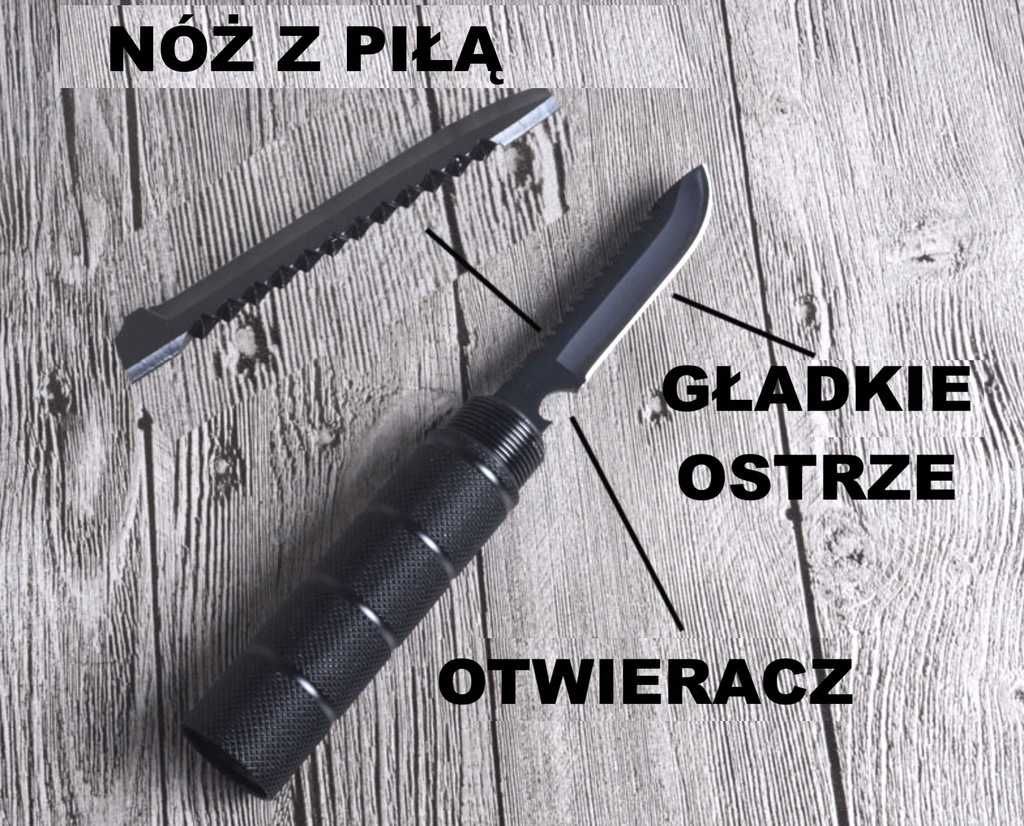 Siekiera Topór Toporek Nóż Maczeta Krzesiwo Piła Survival Las Prezent