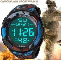 Военные Спортивные светодиодные водонепроницаемые наручные часы