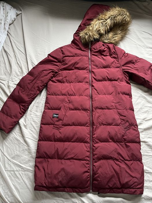 Dwustronna zimowa kurtka z kapturem