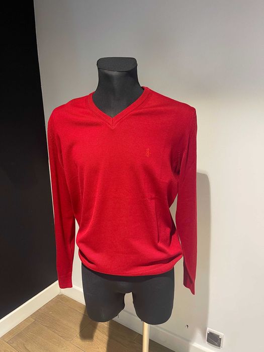 Sweter męski czerwony NOWY rozmiar M