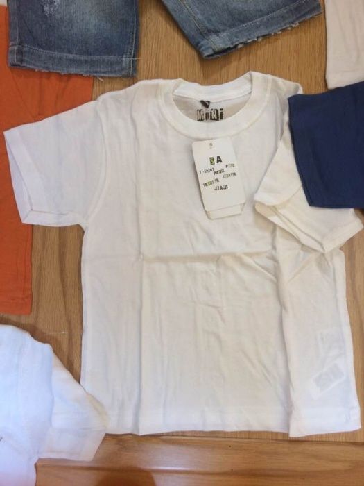 Roupa nova menino com etiqueta (calções e t-shirt) 6 anos