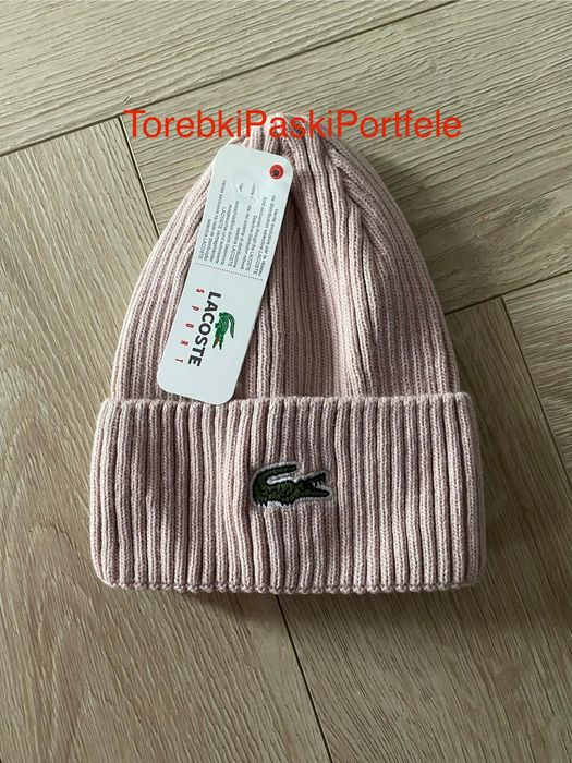 Nowa czapka zimowa Lacoste.