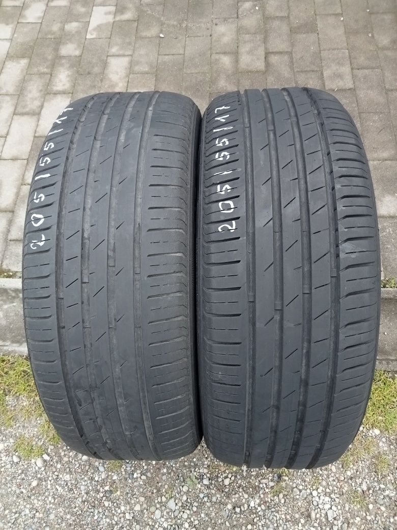 2x Opony Używane Letnie 205/55R17 Ceat