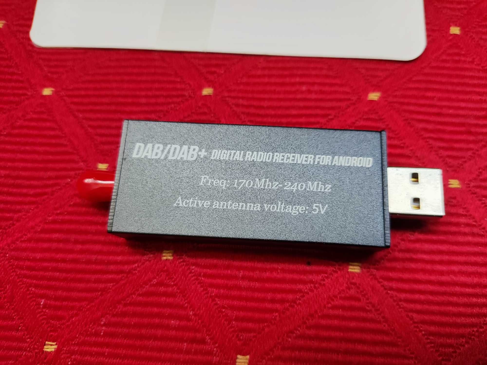Tuner DAB+ DAB Adapter Do Radia Cyfrowe Android USB SMA odbiornik