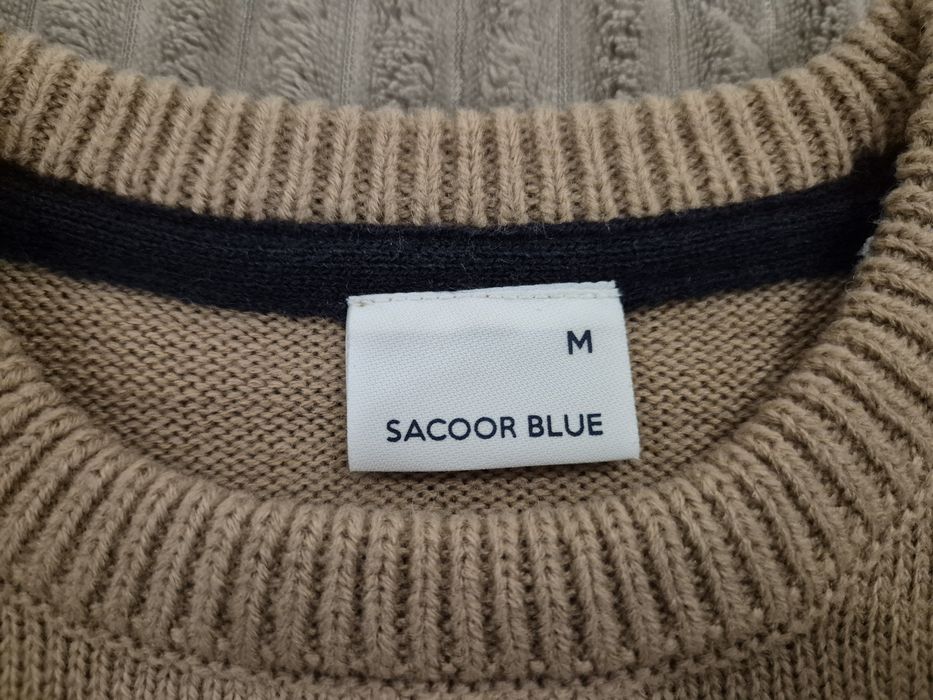 Camisola de malha bege Sacoor Blue