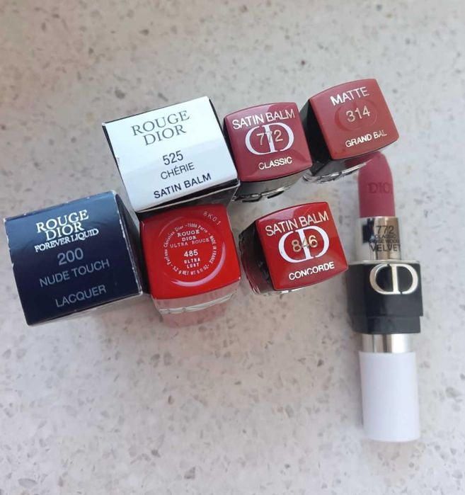 Nowe szminki dior rouge gloss balm