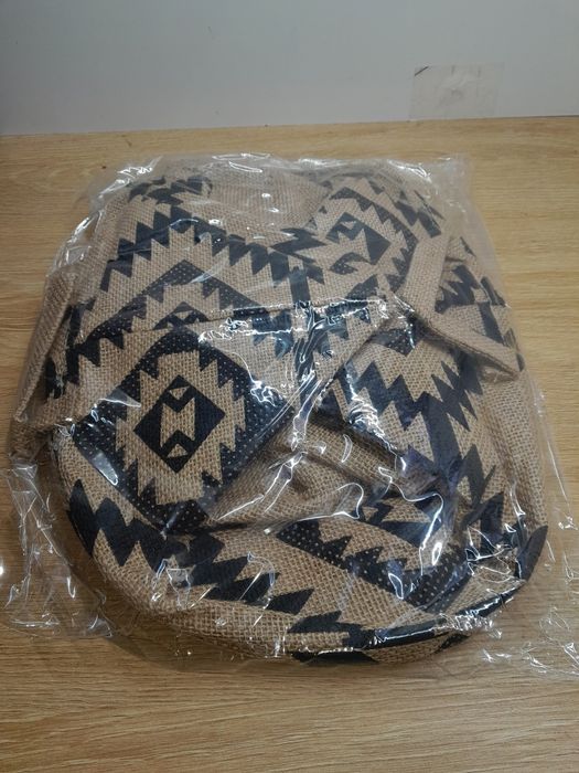 Kosz na pranie lessmo 45cm składany bawełna len 40l