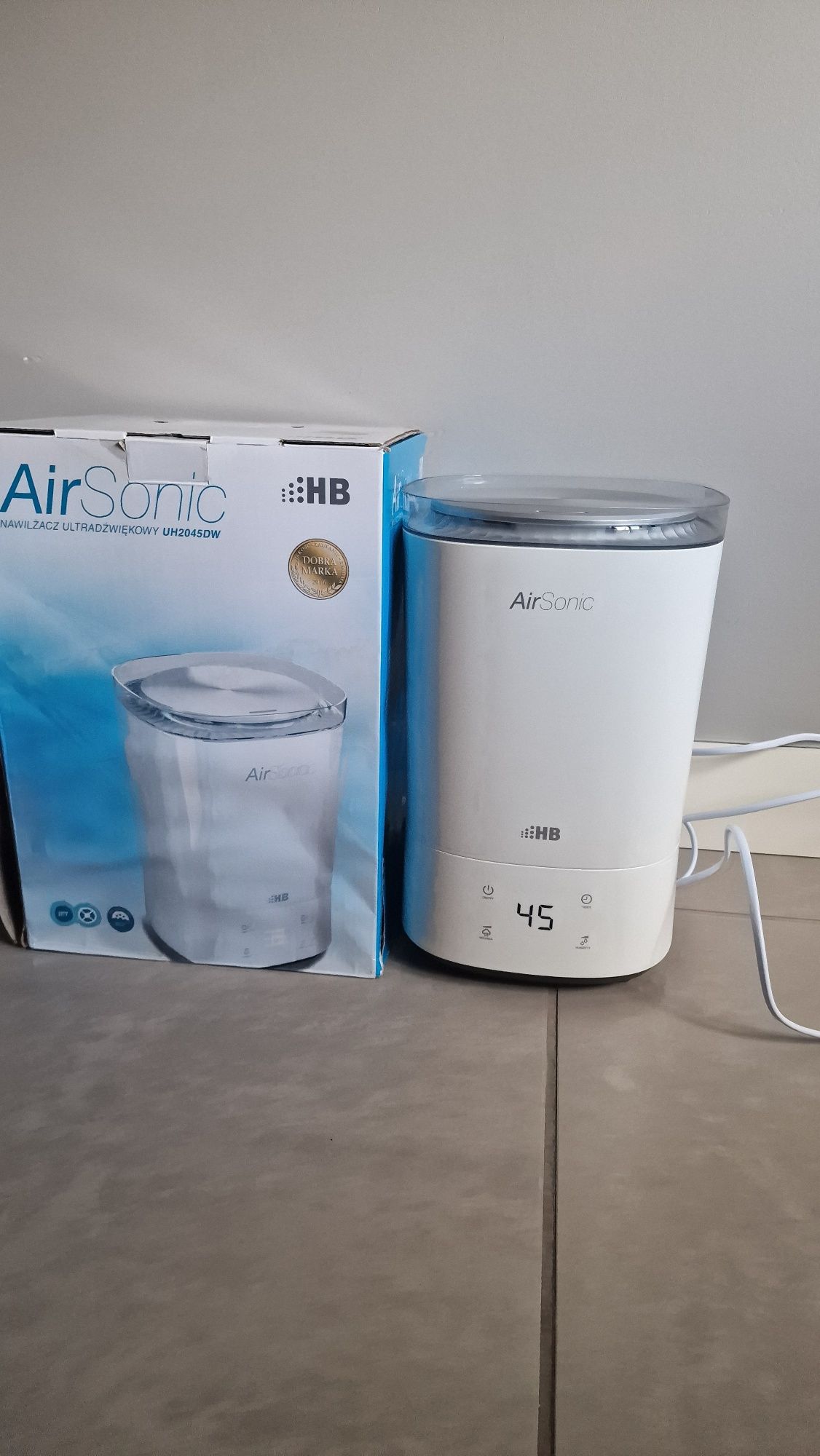 Ultradźwiękowy nawilżacz powietrza  Philips  Air Sonic  HB UH 2045 DW