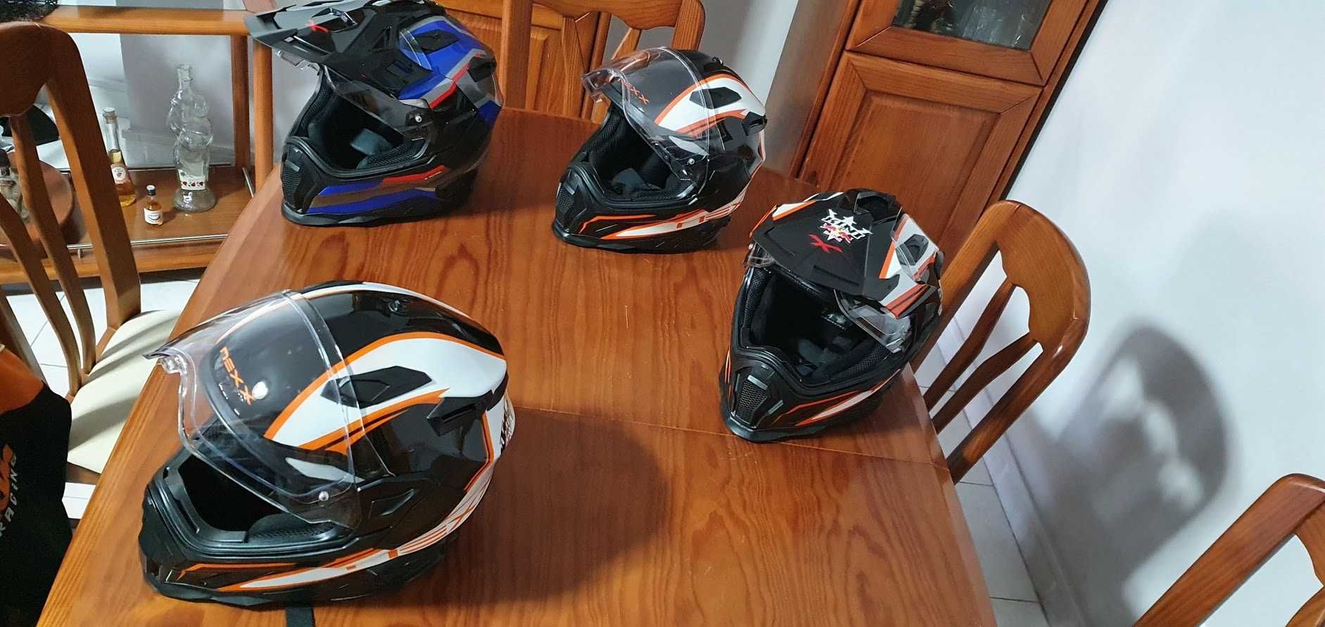 Capacete X.D1 - VOYAGER Branco/Preto/Laranja