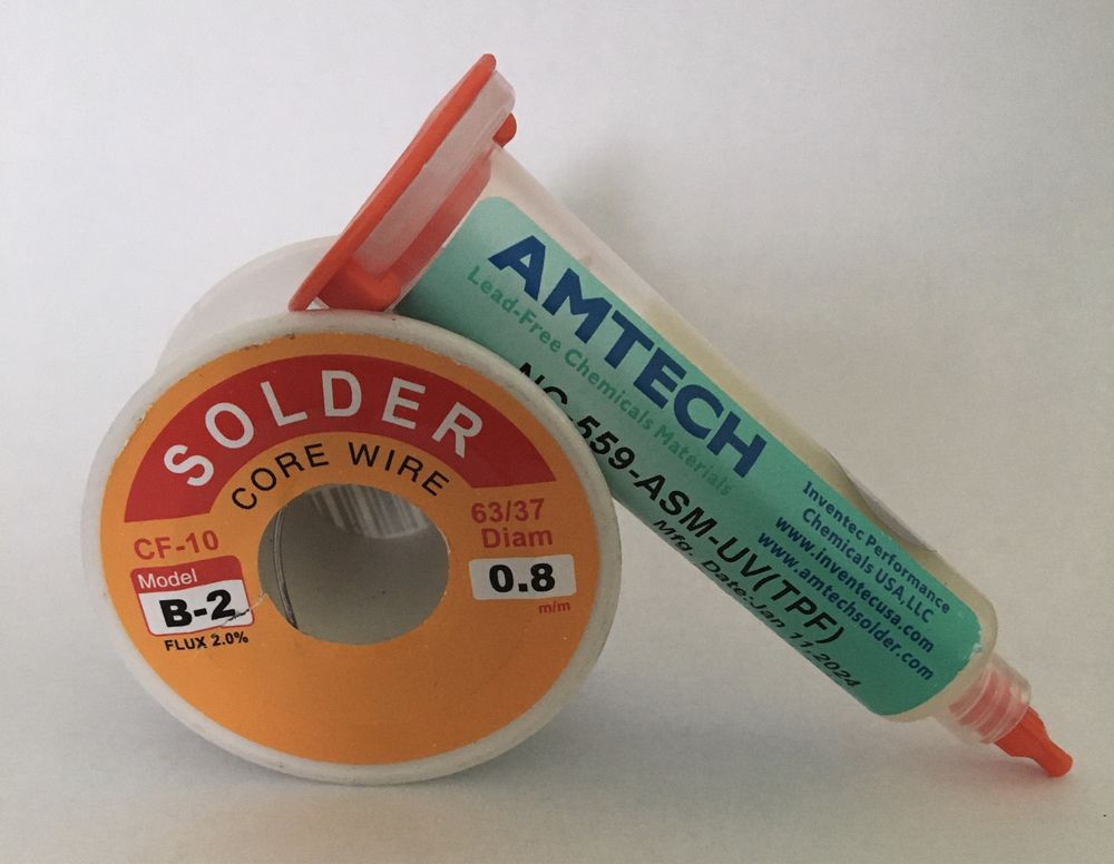 ‼️Флюс AMTECH NC-559-ASM®️USA ‼️ SOLDER®️ ‼️припой ПОС ~ 63