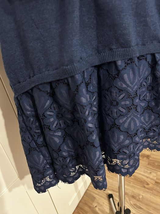 Sukienka tunika z welny merino