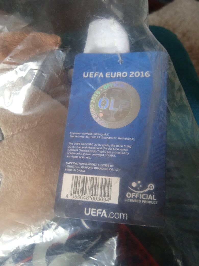 Maskotka UEFA Euro 2016 40cm NOWA