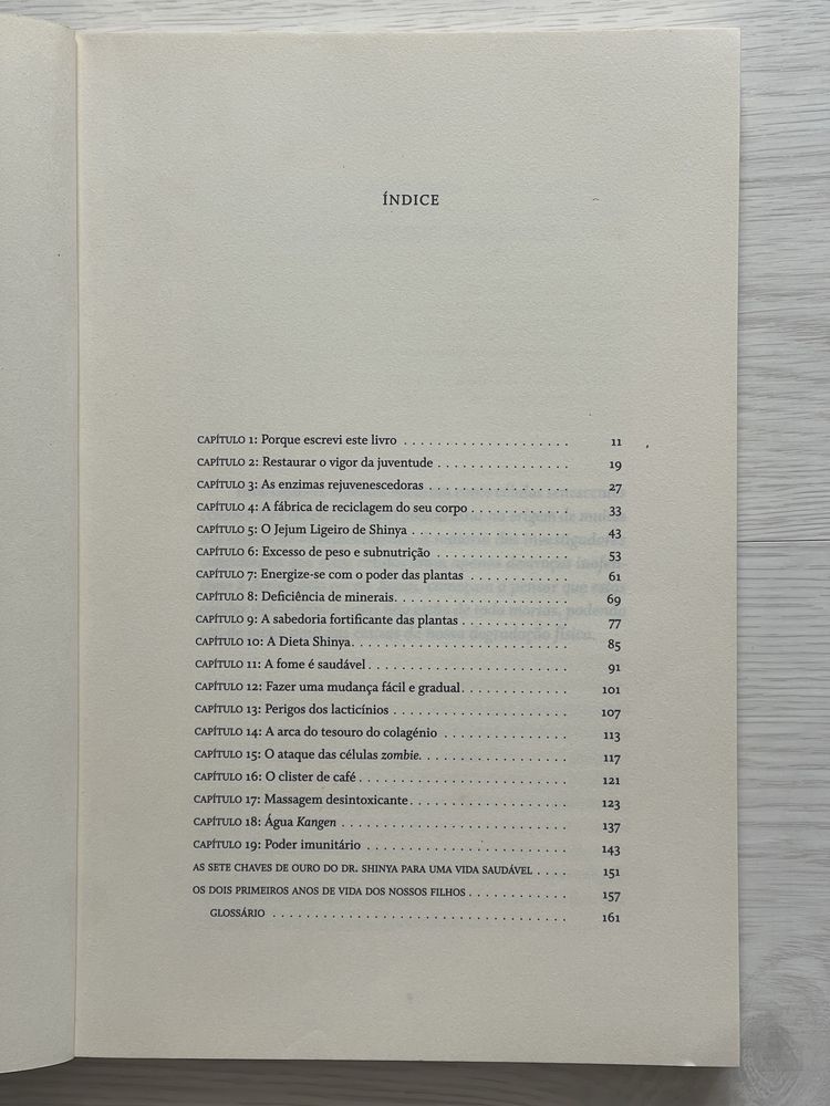 Livro “A enzima para rejuvenescer”