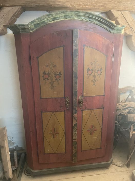 Stara ,malowana szafa wiejska ,ludowa