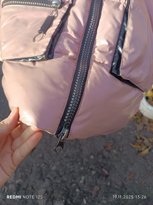 Зимова дитяча куртка дівчинка зимняя детская курточка девочка 146 р