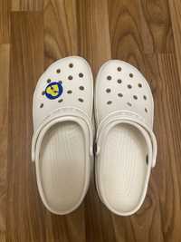 Original Crocs білі, МАЙЖЕ НОВІ!!!