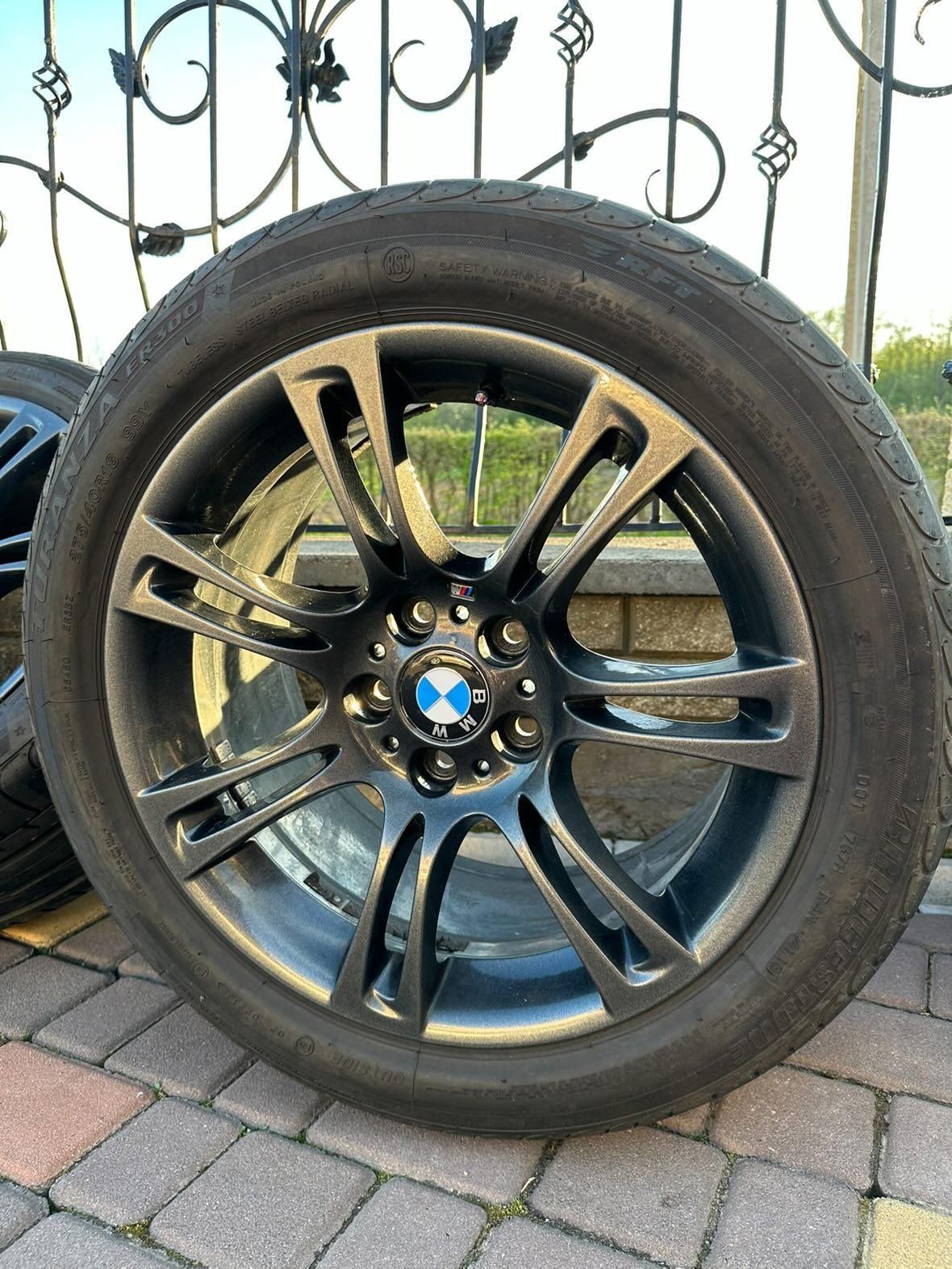Продам титанові диски BMW стиль 350  R18 різноширокі.