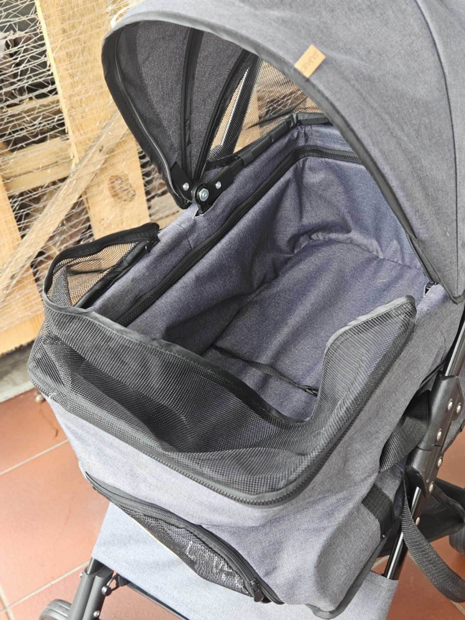 LOVPET Wózek dla psa 2w1 transporter składana torba transportowa 20 kg